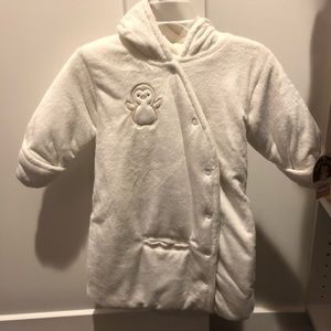 Carters newborn Fleece car seat suit